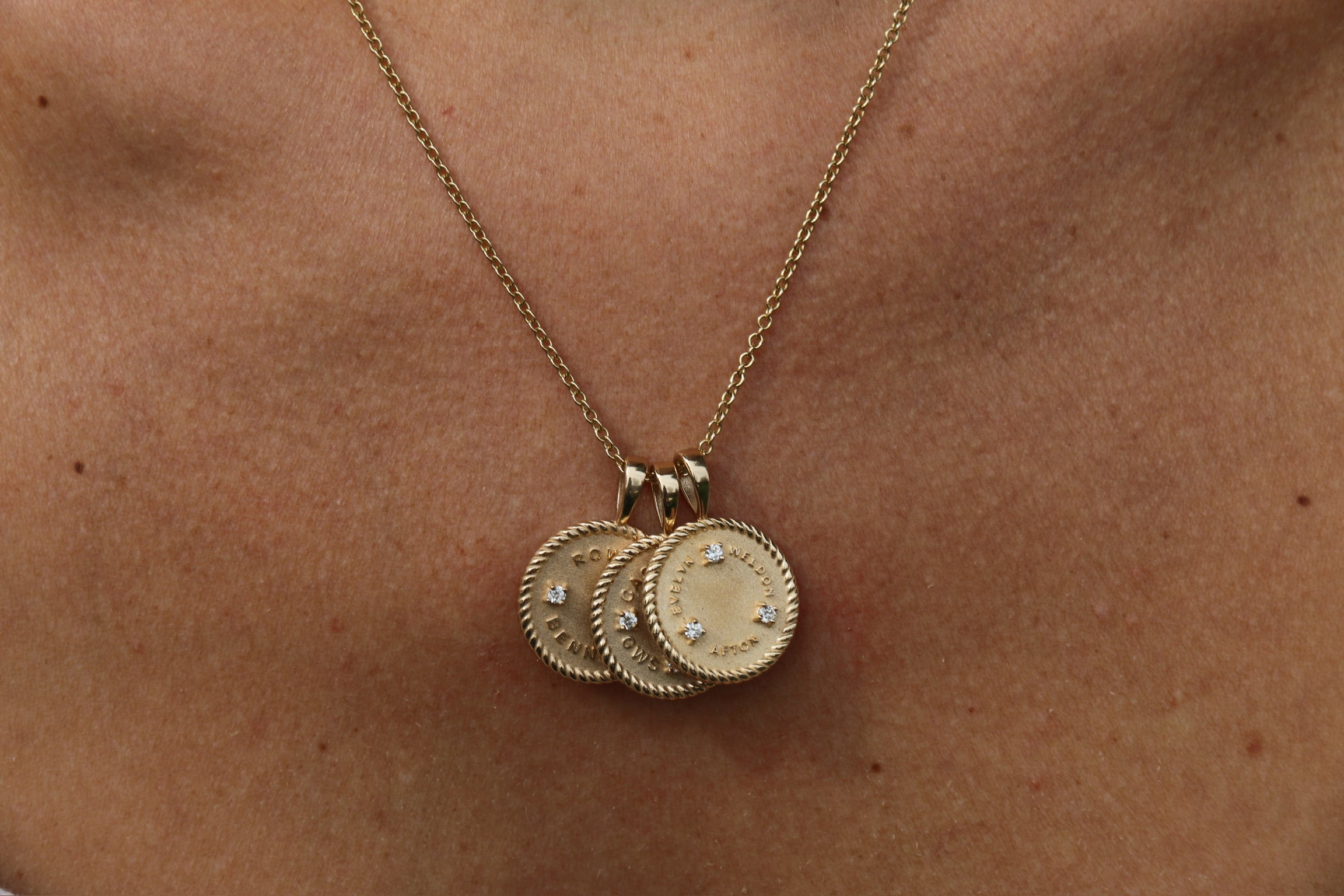 Custom 14k Gold Name Pendant - Always Coco Fine