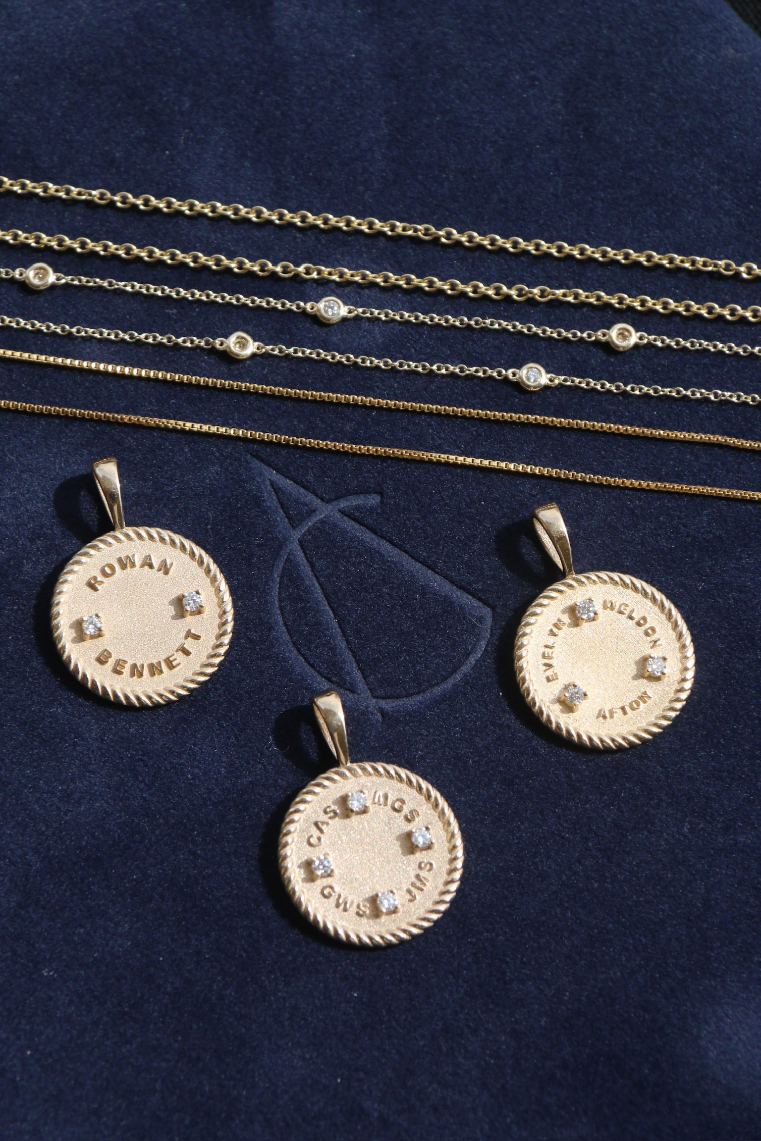 Custom 14k Gold Name Pendant - Always Coco Fine