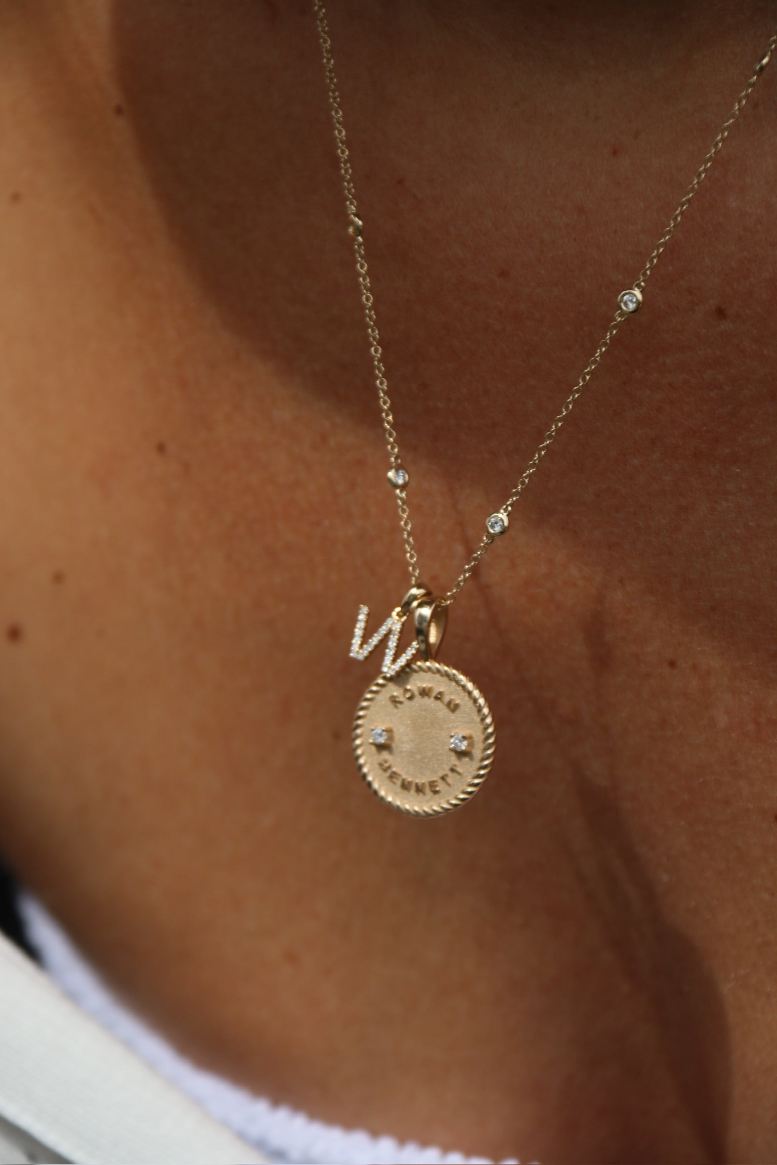 Custom 14k Gold Name Pendant - Always Coco Fine