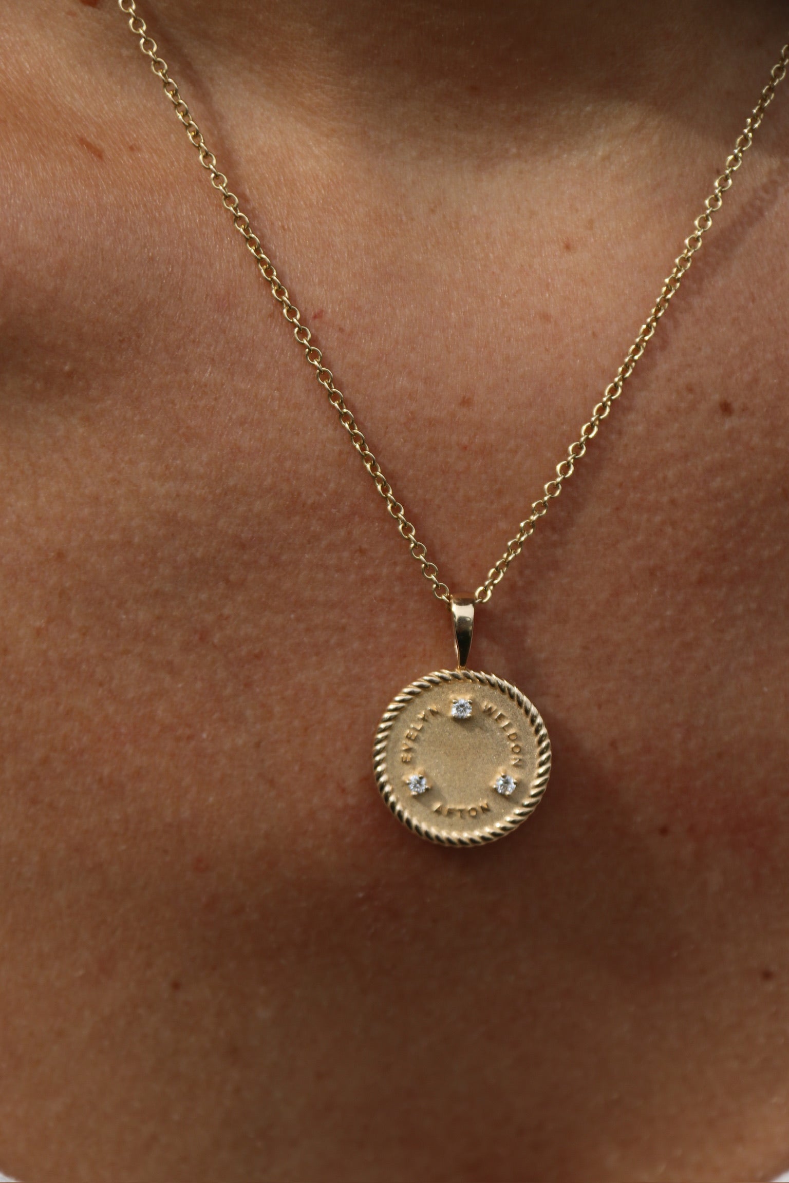 Custom 14k Gold Name Pendant - Always Coco Fine