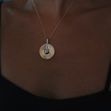 14k gold and Diamond Custom Concentric Sun Pendant - Always Coco Fine