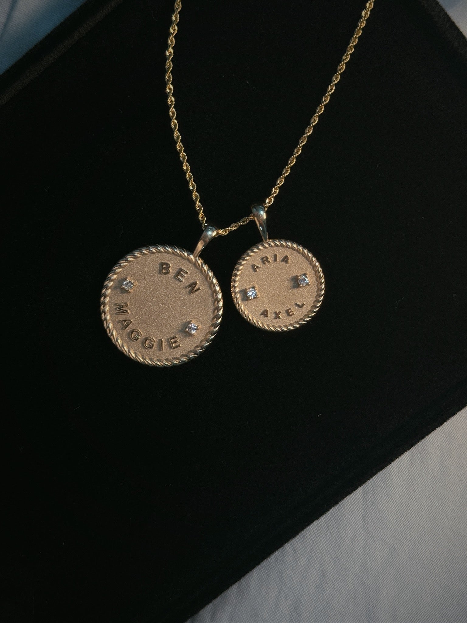 Custom 14k Gold Name Pendant - Always Coco Fine