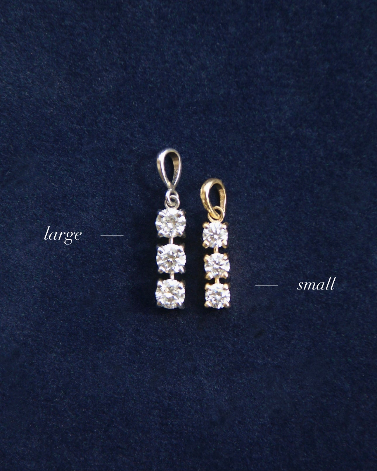14k Gold Diamond Drop Charm - Always Coco Fine