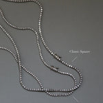14k Three Prong Diamond Tennis Necklace - Always Coco Fine