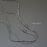 14k Three Prong Diamond Tennis Necklace - Always Coco Fine