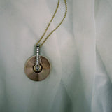 14k gold and Diamond Custom Concentric Sun Pendant - Always Coco Fine