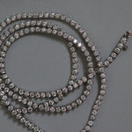 14k Three Prong Diamond Tennis Necklace - Always Coco Fine
