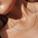 14k gold Delicate Diamonds By the Yard Chain - Always Coco Fine