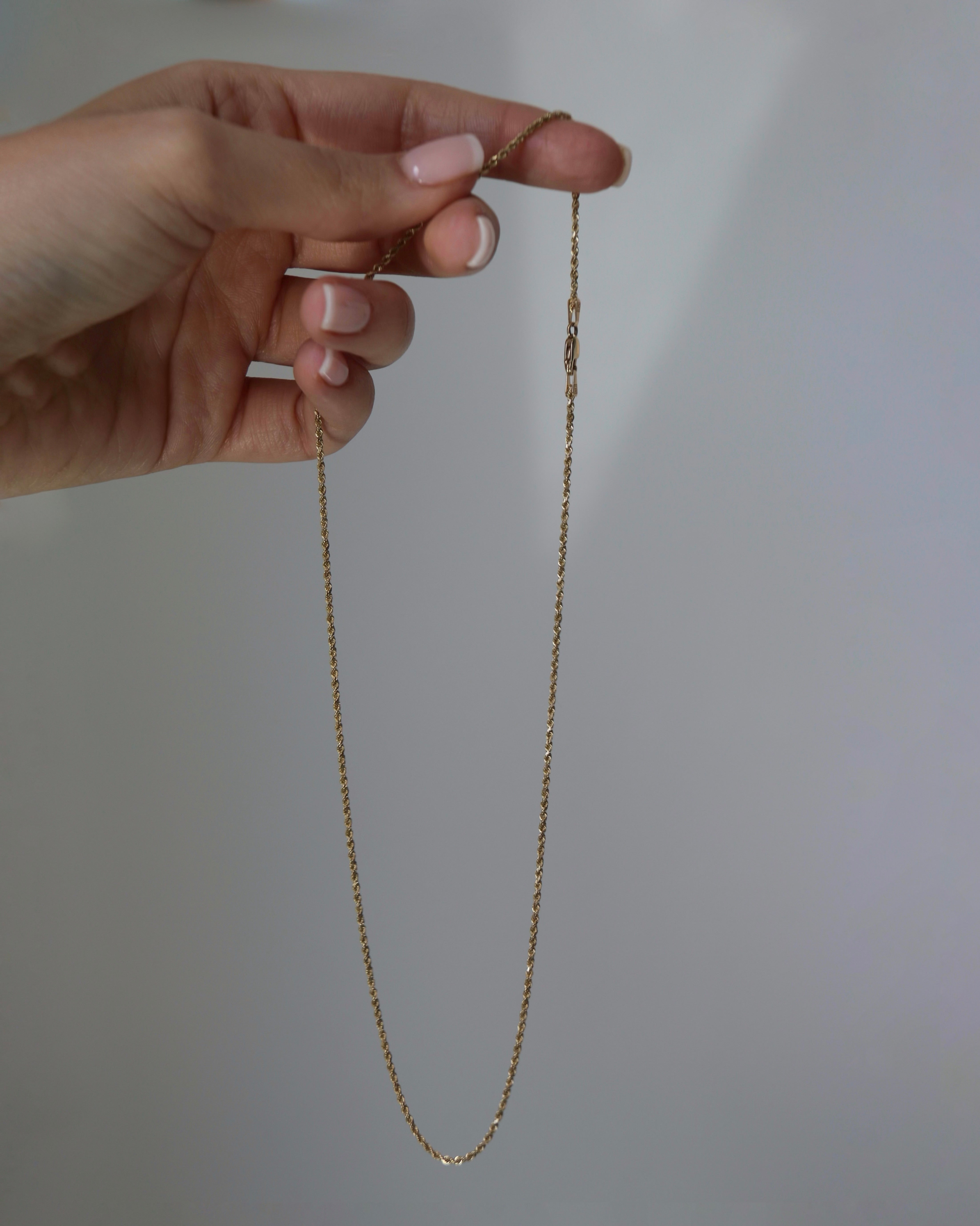 14k Gold Rope Chain - Always Coco Fine