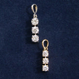 14k Gold Diamond Drop Charm - Always Coco Fine