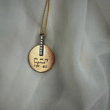 14k gold and Diamond Custom Concentric Sun Pendant - Always Coco Fine