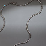 14k Three Prong Diamond Tennis Necklace - Always Coco Fine