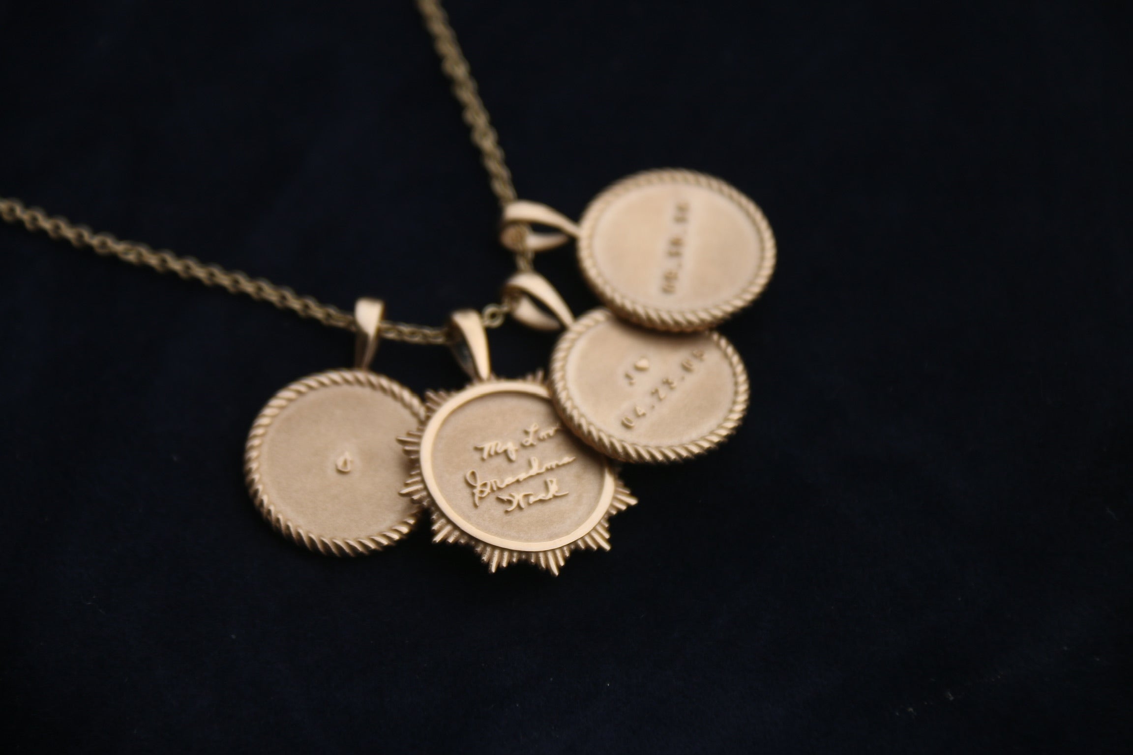 Custom 14k Gold Name Pendant - Always Coco Fine