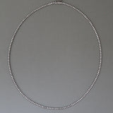 14k Three Prong Diamond Tennis Necklace - Always Coco Fine