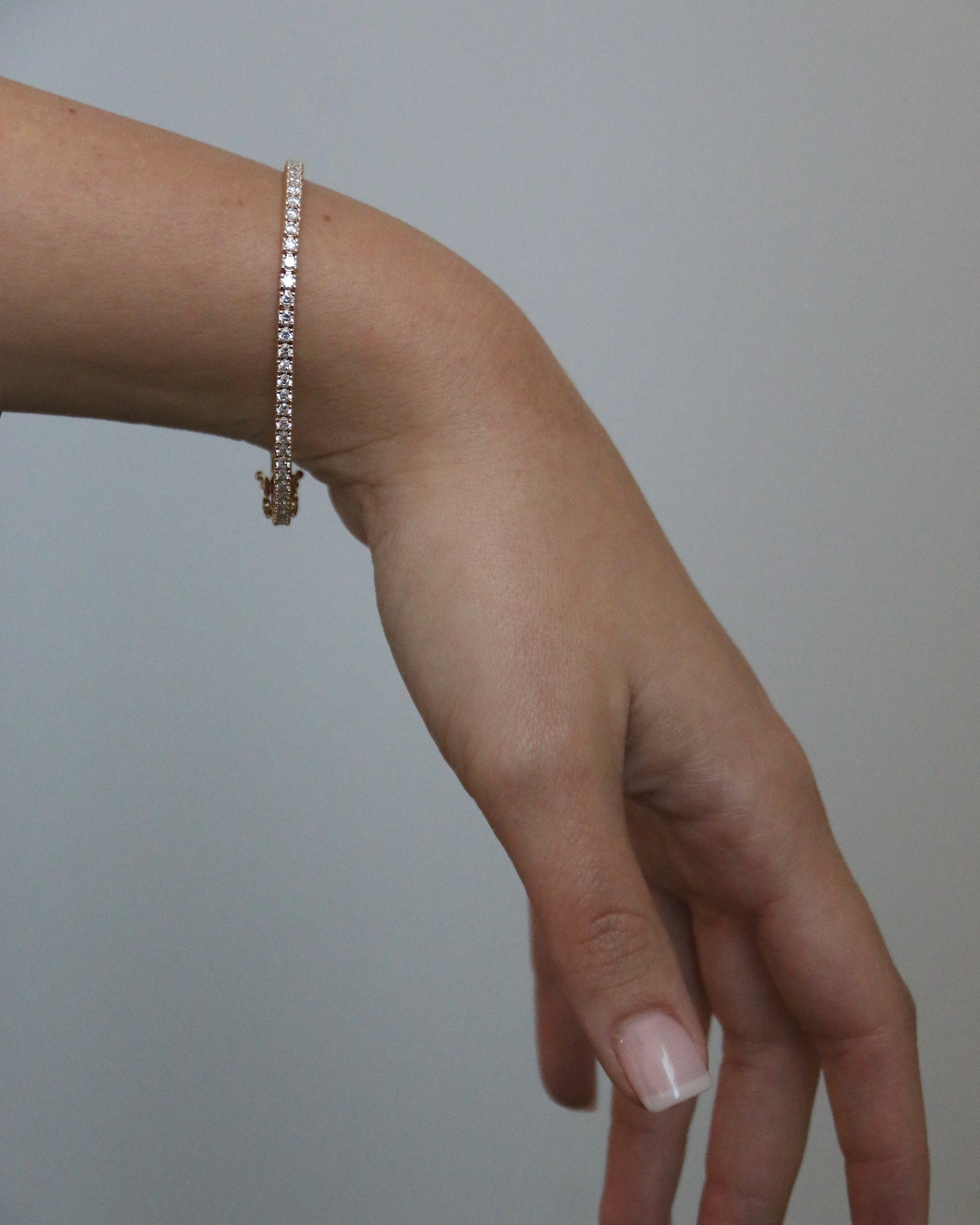 14k gold Square Diamond Tennis Bracelets 2ct to 6ct - Always Coco Fine