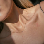 14k gold Delicate Diamond Necklace - Always Coco Fine
