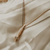 The Lennon Pendant (a Rotational Pendant) - Always Coco Fine - 14k gold diamonds