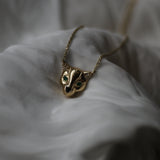 14k gold custom panther pendant diamonds and gemstones - Always Coco Fine