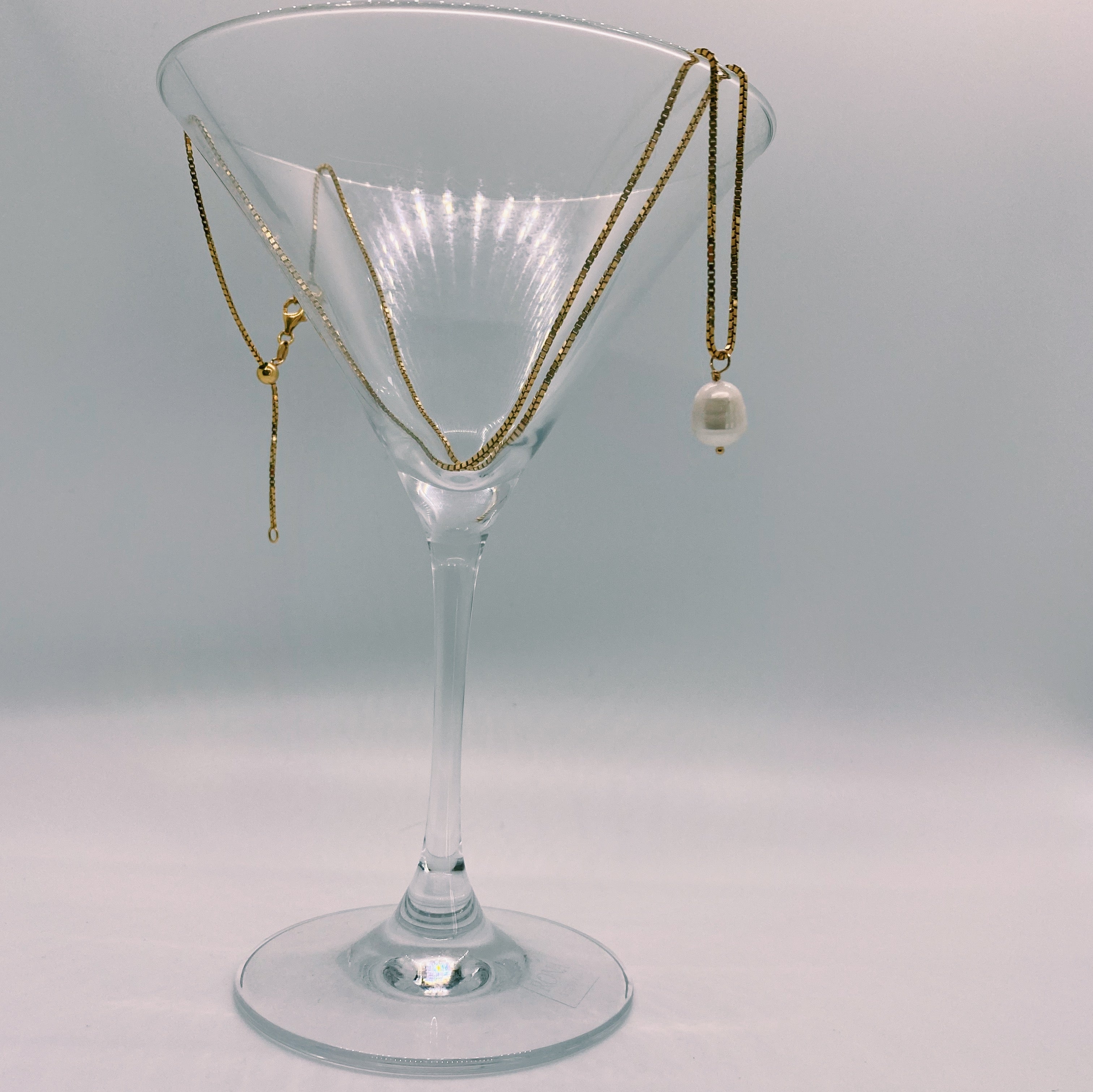 14k gold The Perfect Pearl Drop Chain - Always Coco Fine