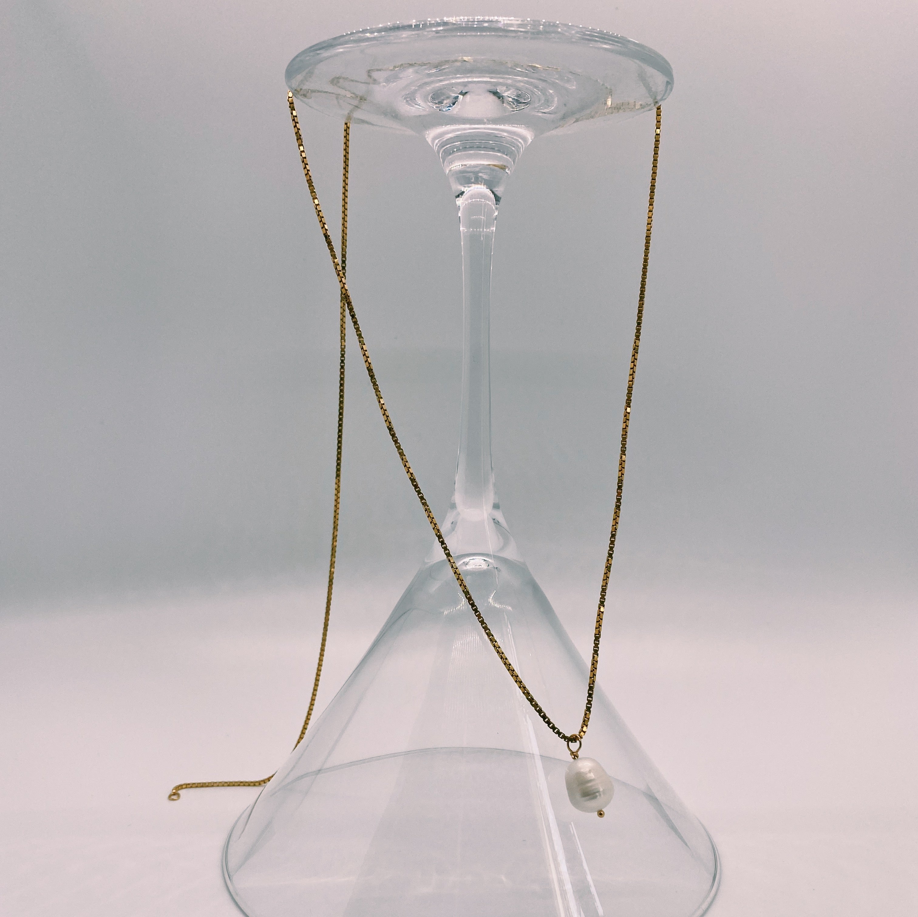 14k gold The Perfect Pearl Drop Chain - Always Coco Fine