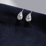 Custom Pear Shaped Wedding Earrings
