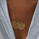 Custom Sunburst Heart Pendant
