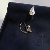 Custom Pear Shaped Wedding Earrings