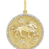 14k Gold Zodiac Charm