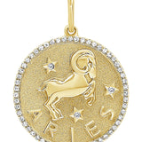 14k Gold Zodiac Charm