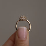 Custom Marquise Halo Ring