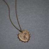 Custom Sunburst Heart Pendant