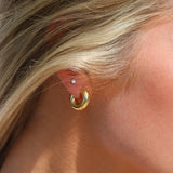 14k gold Everyday Gold Hoops - Always Coco Fine