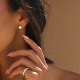 Bezel Set Diamond Studs