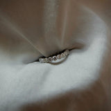 Single-Prong 14k Gold Round Set Diamond Eternity Band