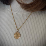 14k Gold Zodiac Pendant