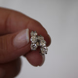 Six Stone Diamond Huggies