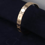 14k gold and diamond Customizable Cuff - Always Coco