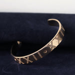 14k gold and diamond Customizable Cuff - Always Coco