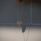 Custom Sunburst Heart Pendant