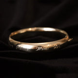 The Mimi - 14k Gold Engraved Bracelet