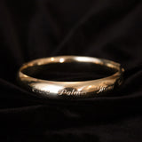 The Mimi - 14k Gold Engraved Bracelet
