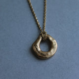 Custom 14k Gold  and diamond Organic Pendant - Always Coco