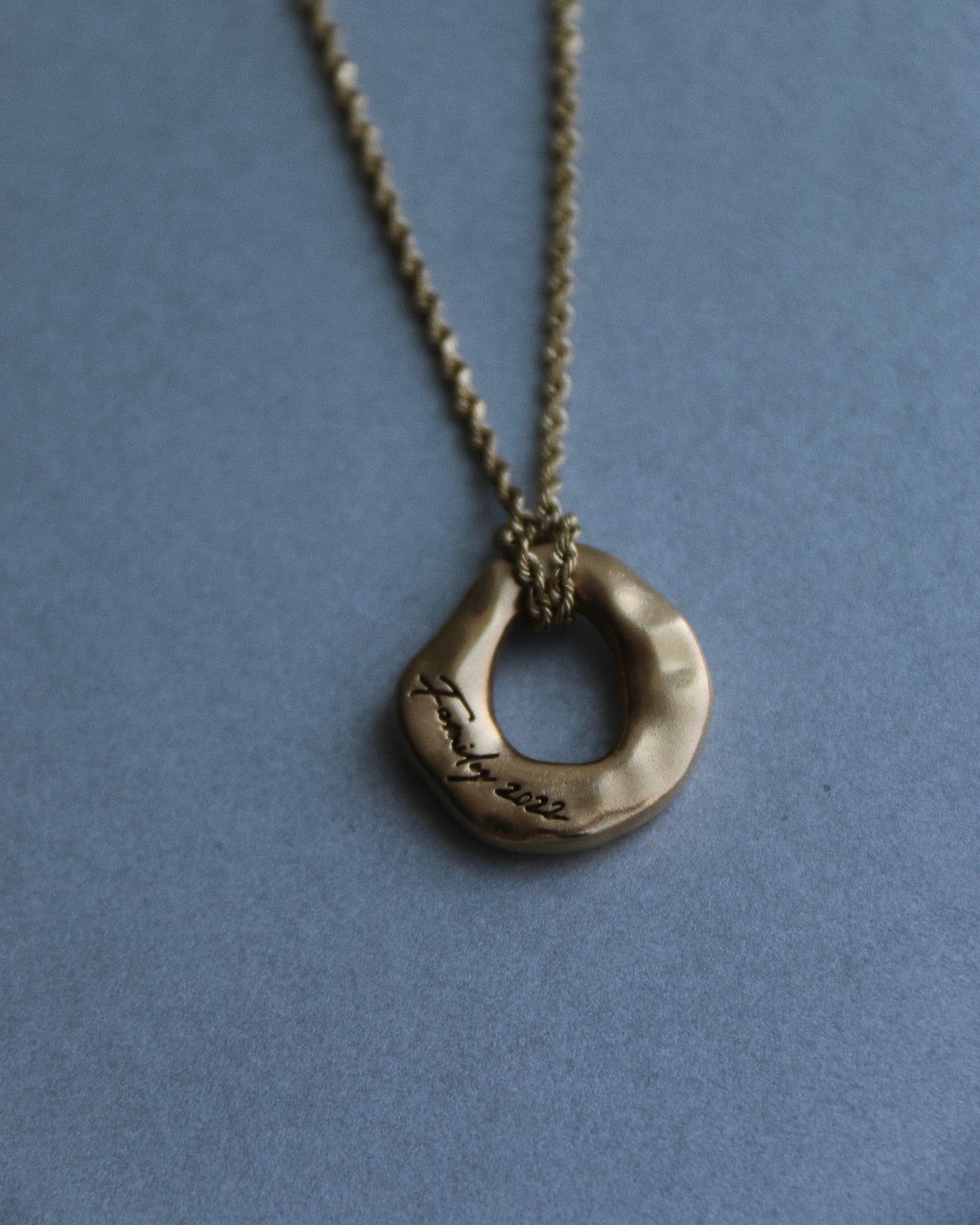 Custom 14k Gold  and diamond Organic Pendant - Always Coco