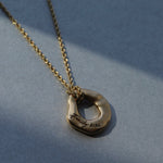 Custom 14k Gold  and diamond Organic Pendant - Always Coco
