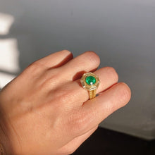 Custom Emerald Art Deco Design
